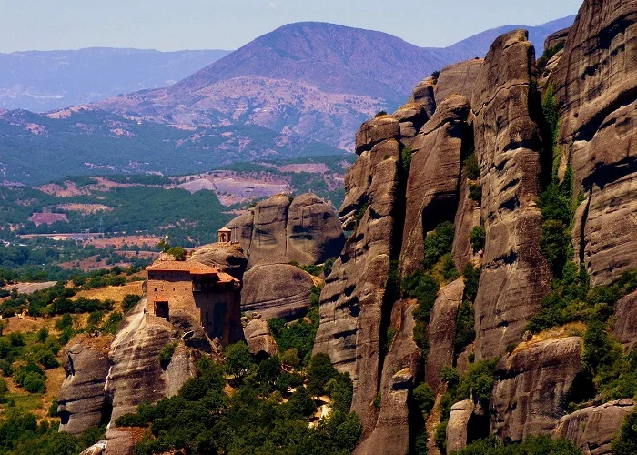 Mosteiros de Meteora: Agios Nikolaos Anapafsas.