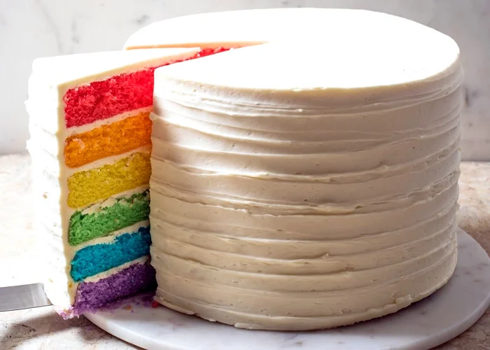 Rainbow cake: Como fazer bolo de arco íris.