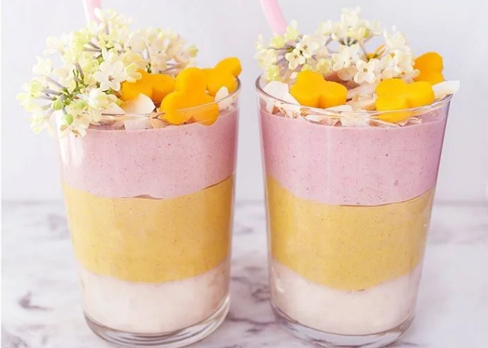 Receita Deliciosa de Smoothie Fit Colorido Em 5 Minutos!