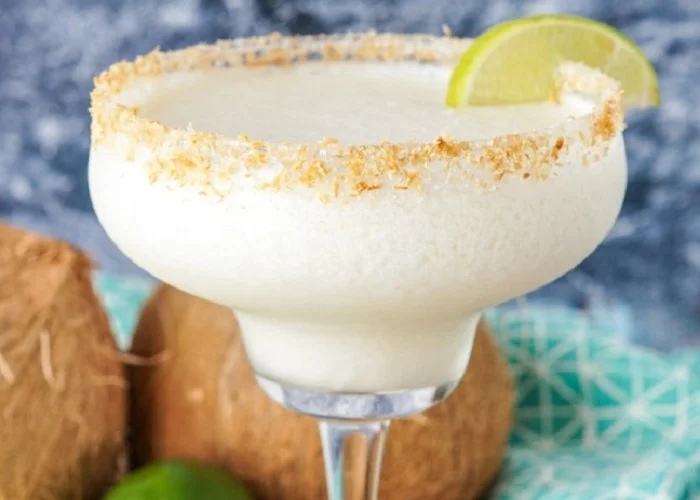 Drinks com coco: Margarita Cremosa de Coco,