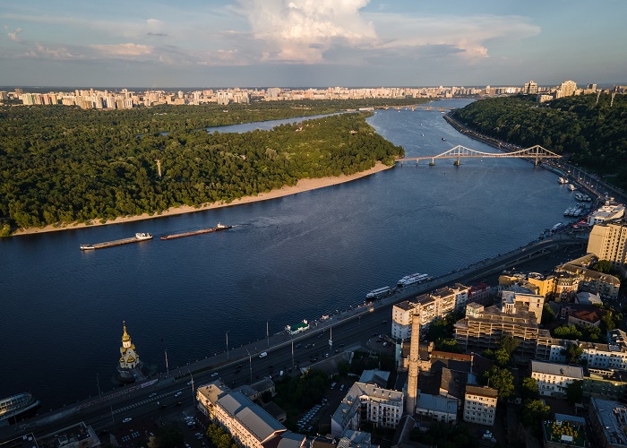 Curiosidades sobre a Ucrânia: maior rio da Europa.