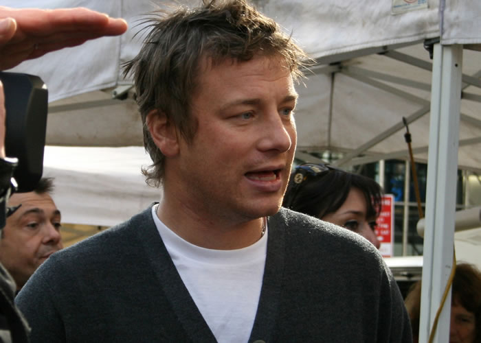 Famosos que têm dislexia: Jamie Oliver.