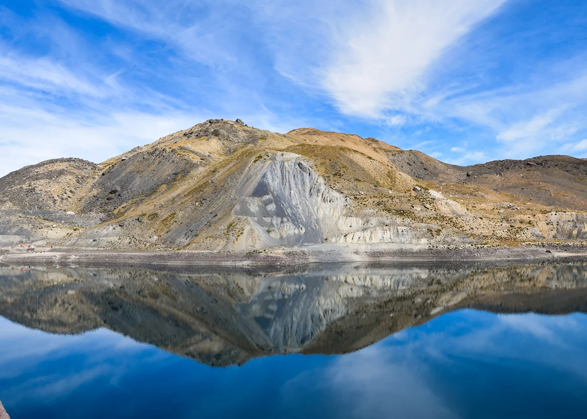 Montanhas de Cajon del Maipo.