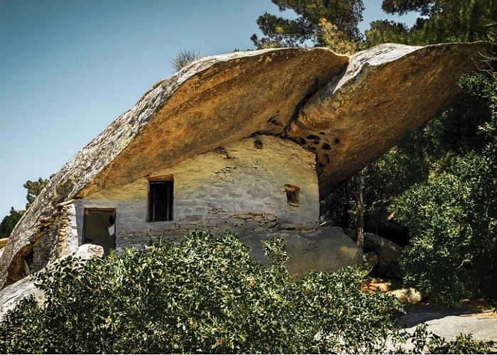 Ikaria Grécia: Casas de Pedra.