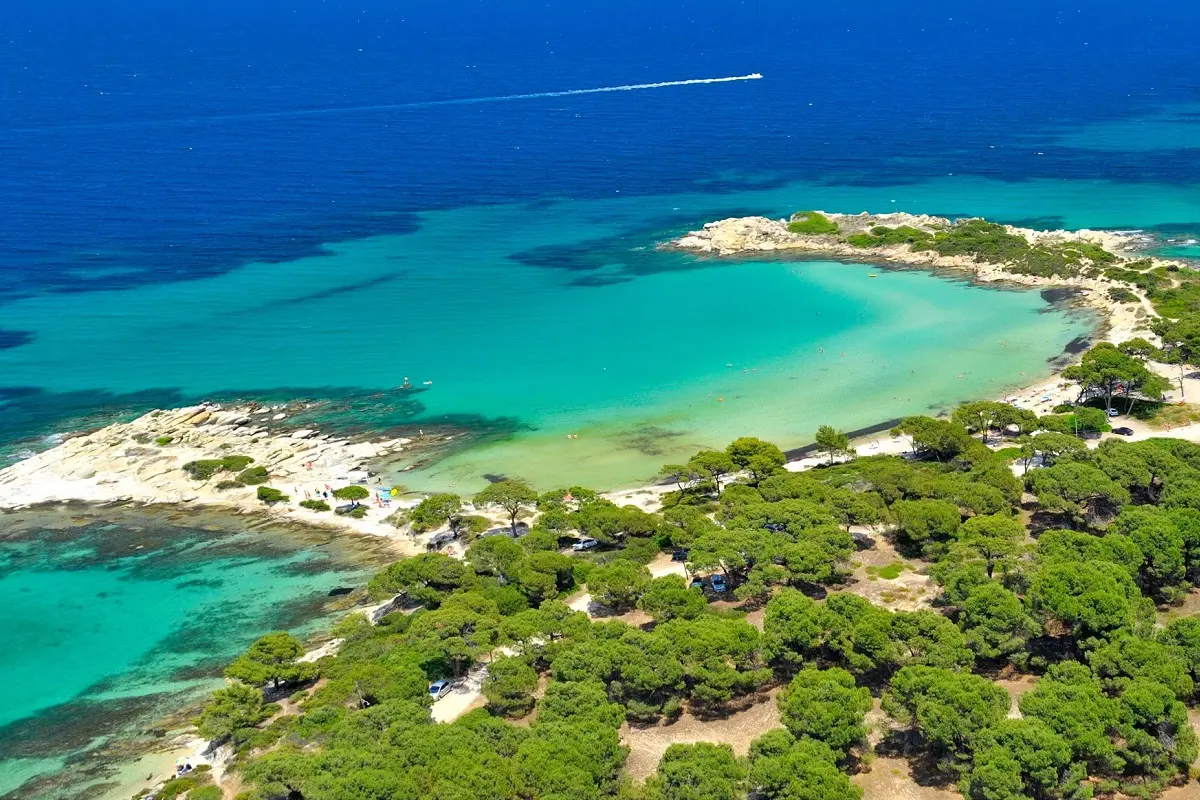 Praias de Halkidiki: Karydi Beach.