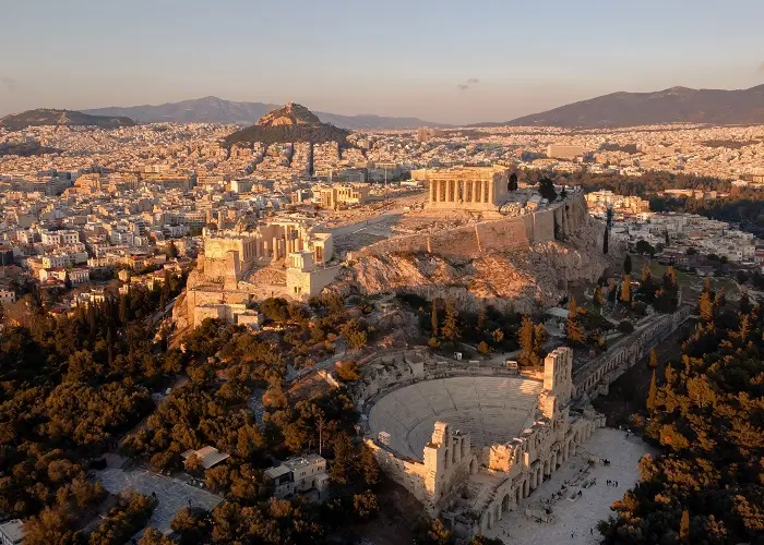 Acrópole de Atenas.