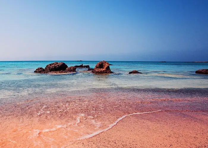 Praias de Creta: Elafonisi, Chania.