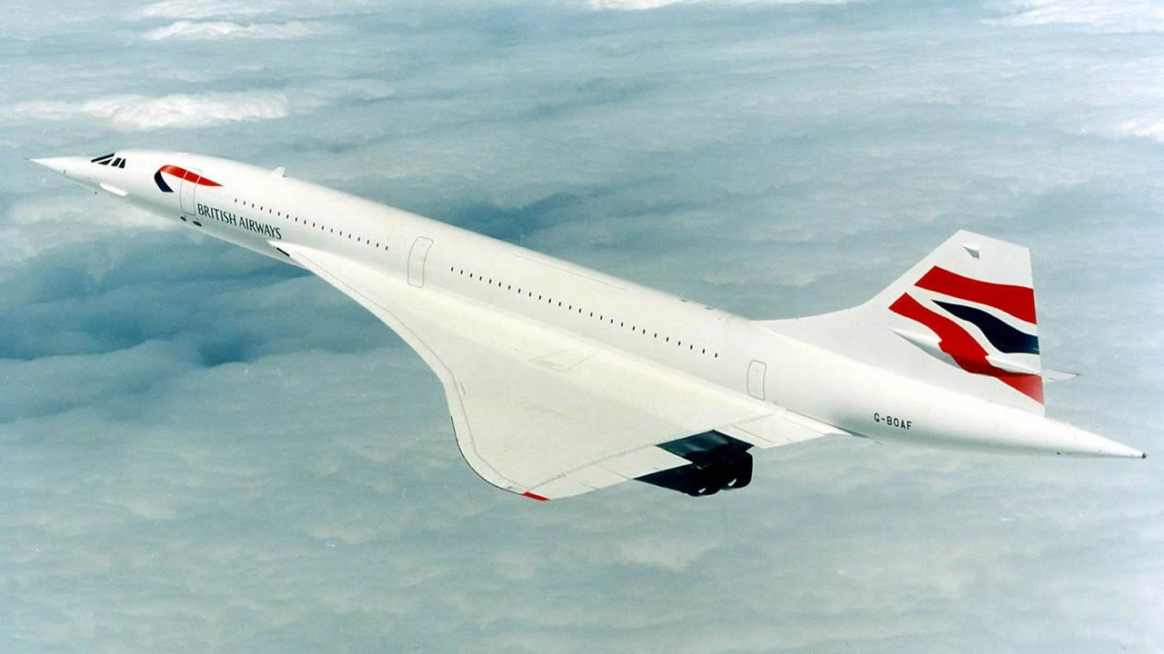 Avião Concorde.