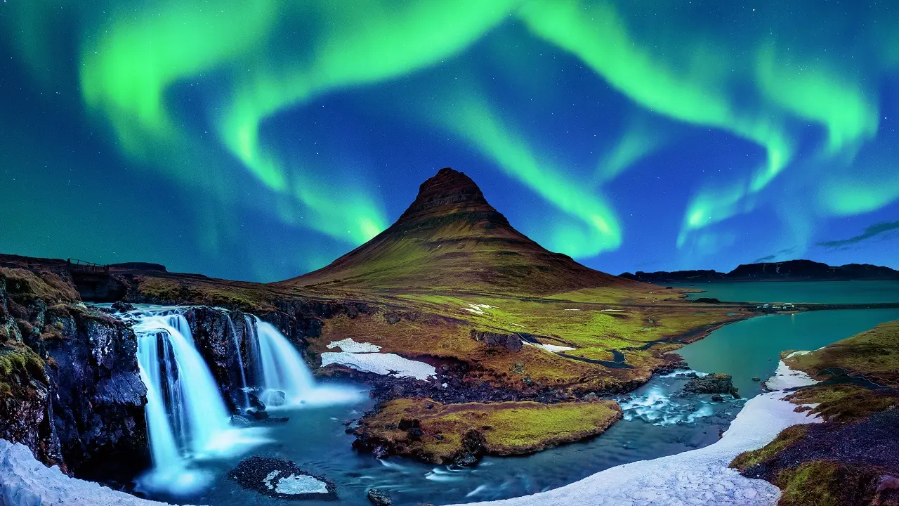 Morar na Islândia: noite polar.