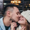 Casal beijo.
