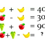 Teste rápido de QI: consegue descobrir o valor da fruta em menos de 1 minuto?
