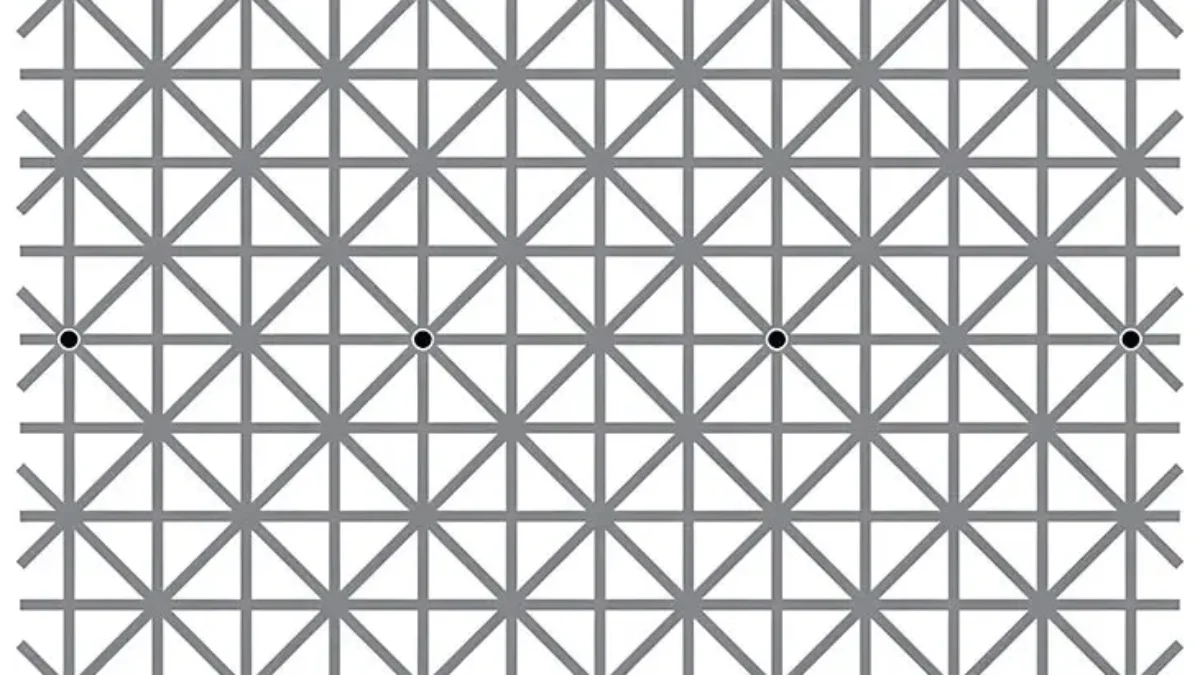 Quantos pontos pretos você consegue encontra na imagem? Poucos acertam