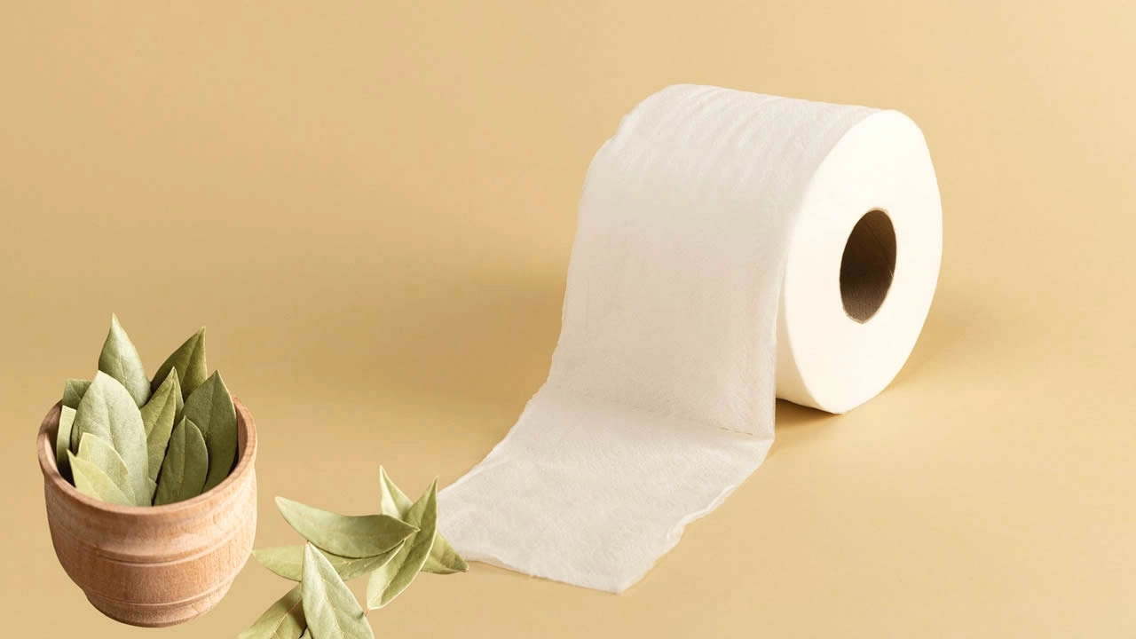 Por que você deveria colocar folhas de louro no papel higiênico?