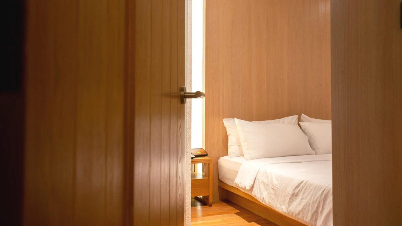 Será que você  deveria dormir com a porta do quarto fechada ou aberta?