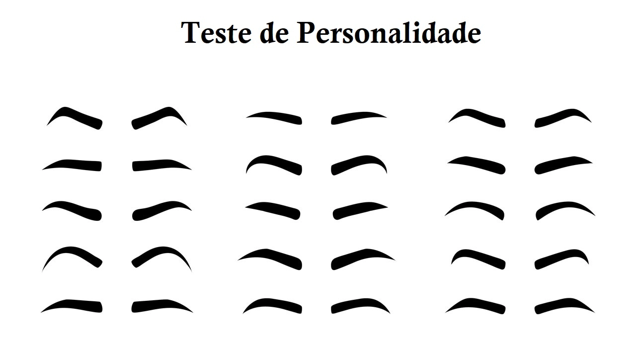 Teste de Personalidade: o que o formato das suas sobrancelhas diz sobre você?
