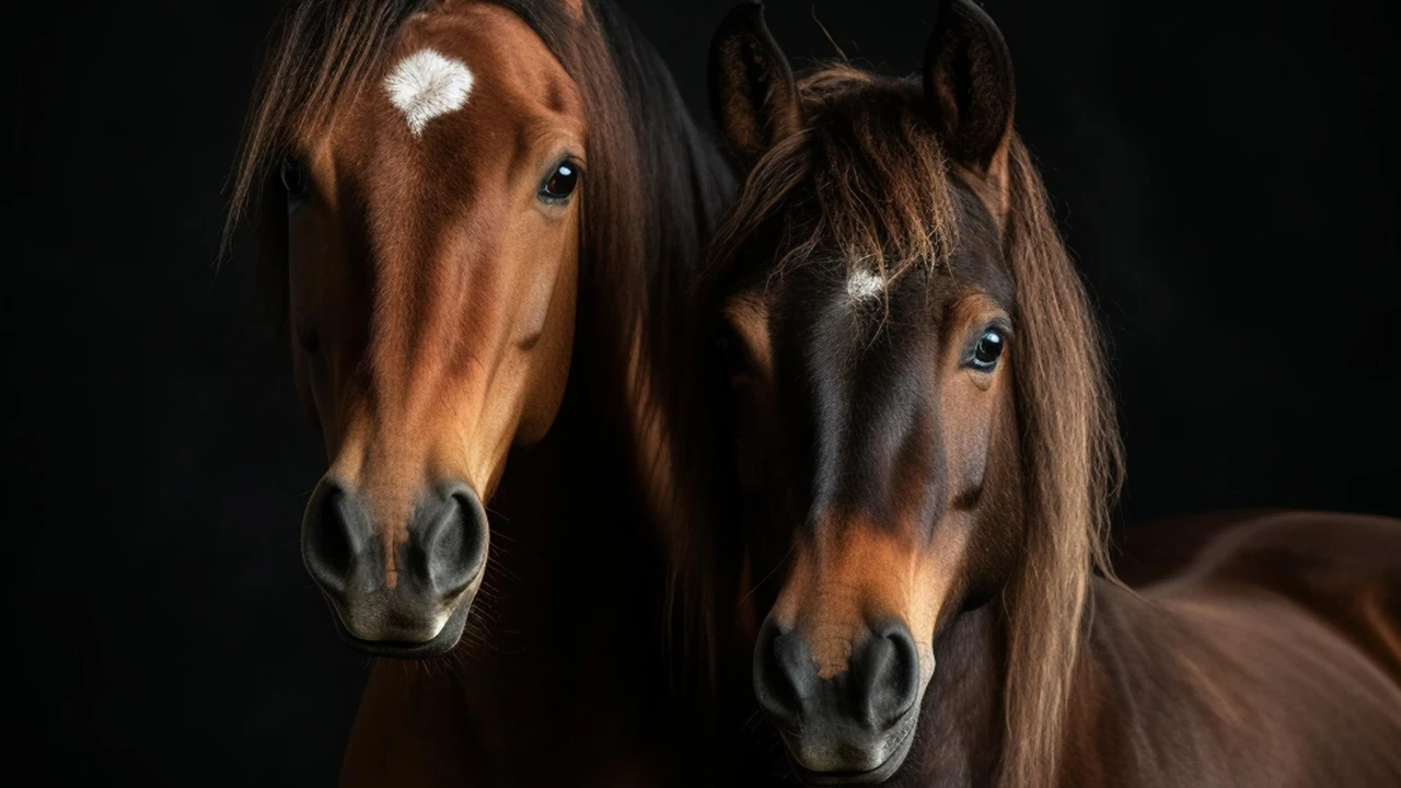 Ilusão de ótica: será que você consegue descobrir qual a cabeça de cada cavalo?