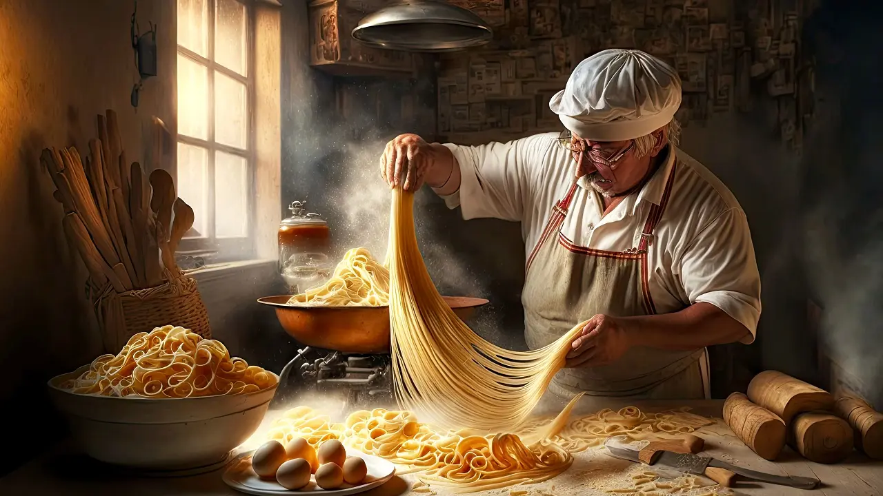 Chef de restaurante italiano ensina a fazer macarrão rápido e fácil