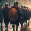 Lutadores romanos.
