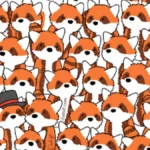 Desafio: será que você consegue achar as raposas escondidas entre os pandas?