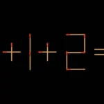 Desafio matemático: consegue resolver a conta mexendo só um palito?