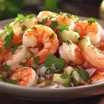 Salada de camarão deliciosa e rápida de fazer para impressionar seus convidados