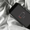 iPhone sem bateria.