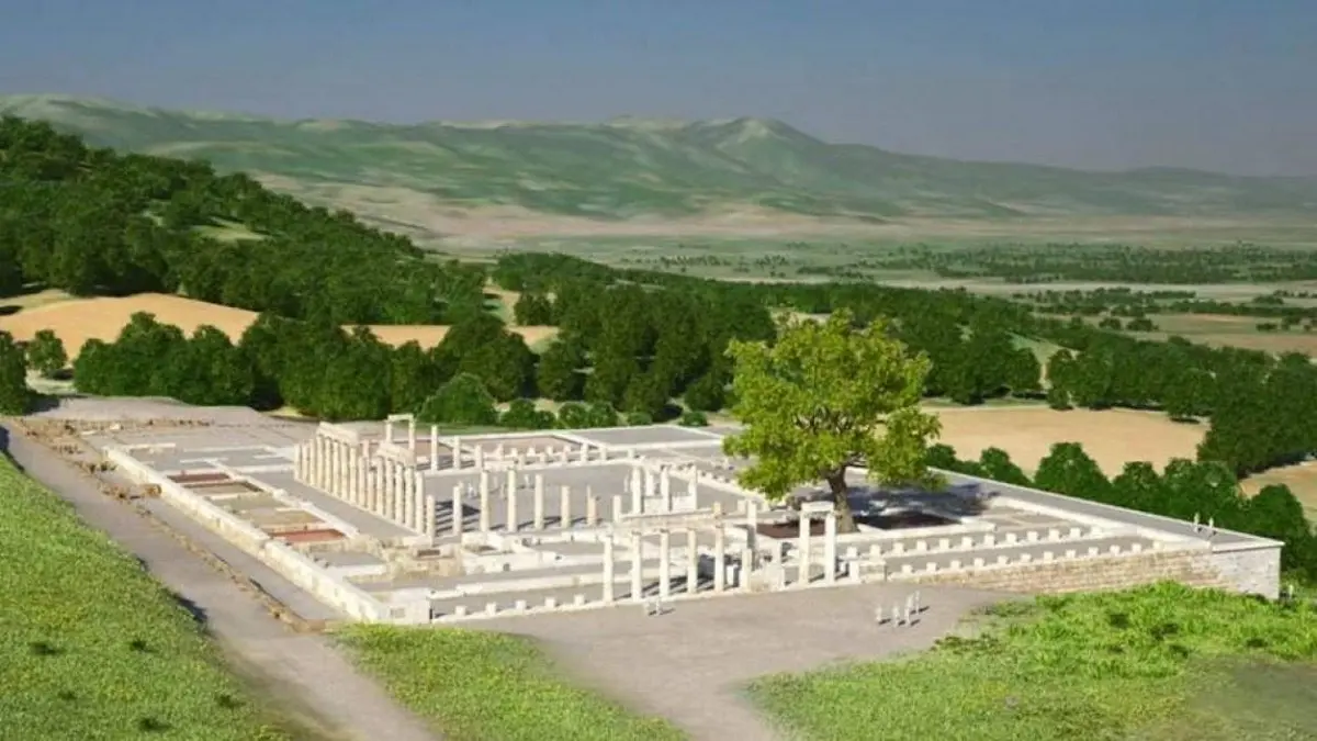 Descubra o Partenão da Macedônia, um antigo palácio restaurado que testemunhou a coroação de Alexandre, o Grande, na Grécia.