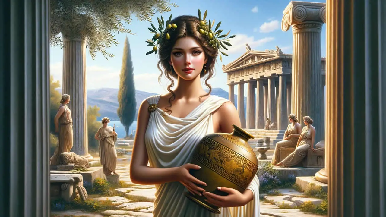 Azeite de oliva na Grécia Antiga e na Mitologia grega.