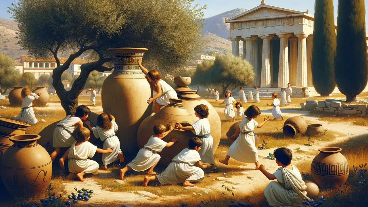 Os melhores jogos infantis na Grécia antiga que jogamos até hoje