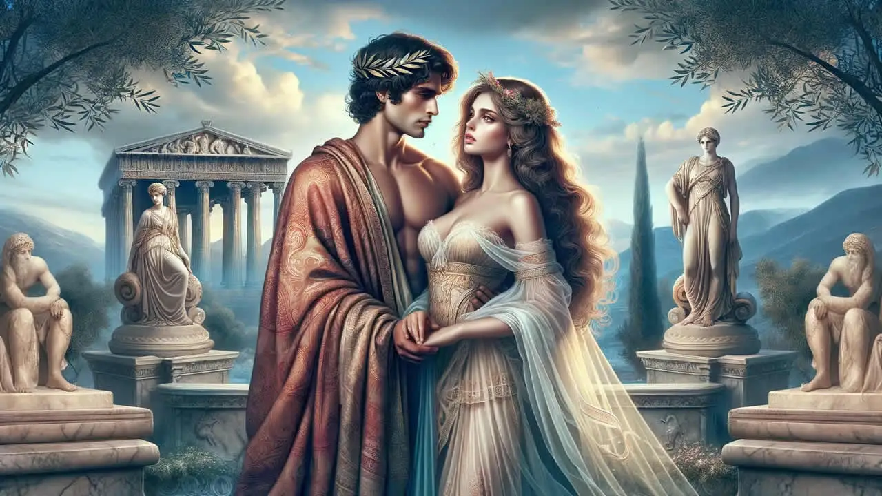 Histórias de amor da Grécia Antiga e da mitologia grega.