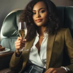 Quanto custa um champanhe da 1ª classe da Qatar Airways?
