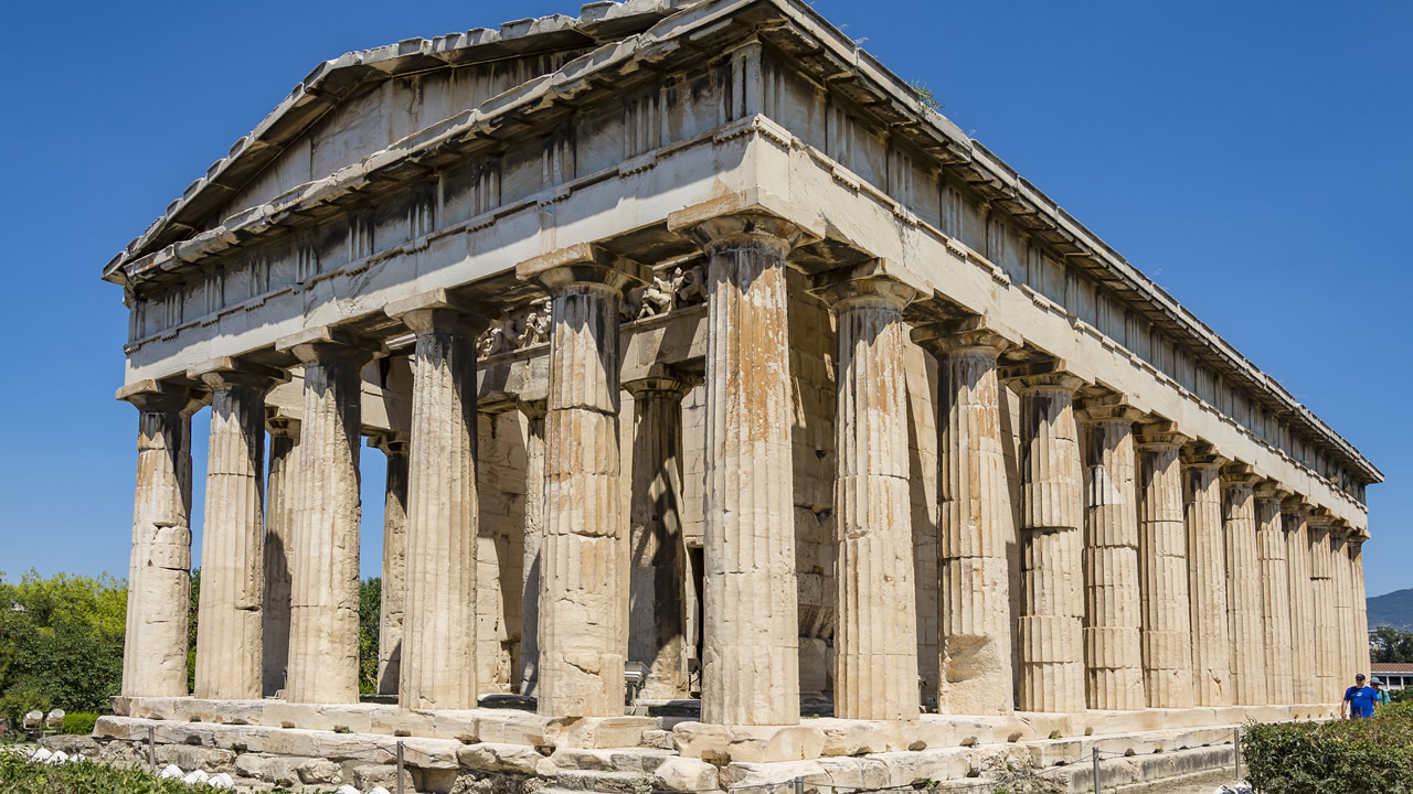 Templo grego quase intacto, Hefesto.
