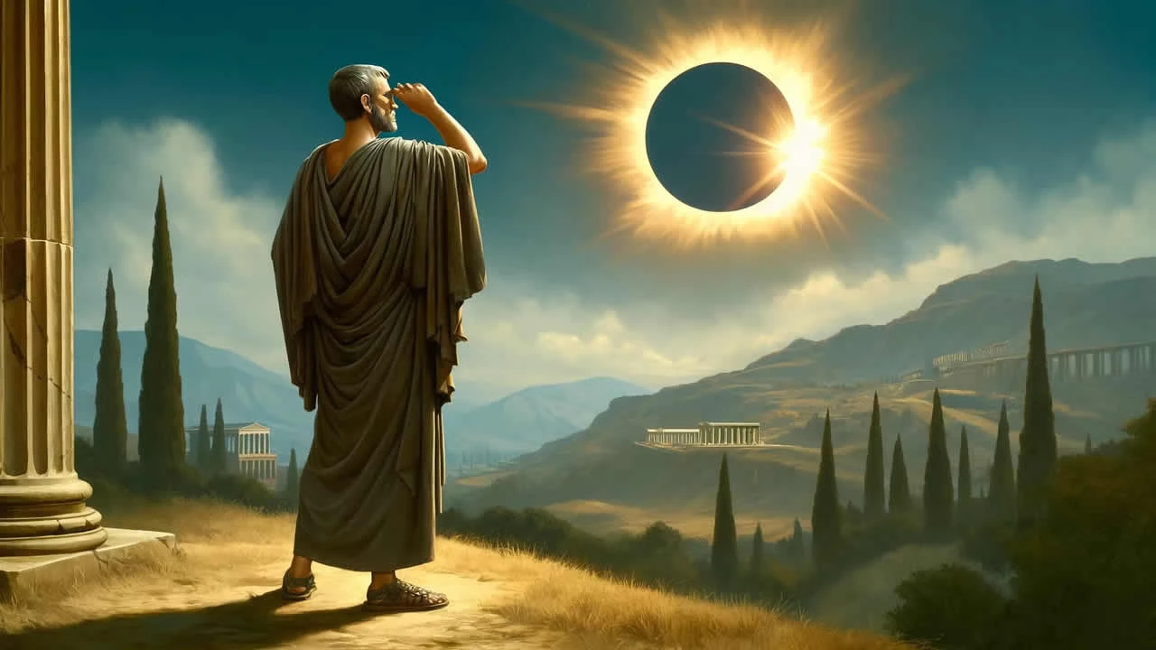 Filósofo grego previu o eclipse anos antes de ocorrer: veja como. Tales de Mileto.