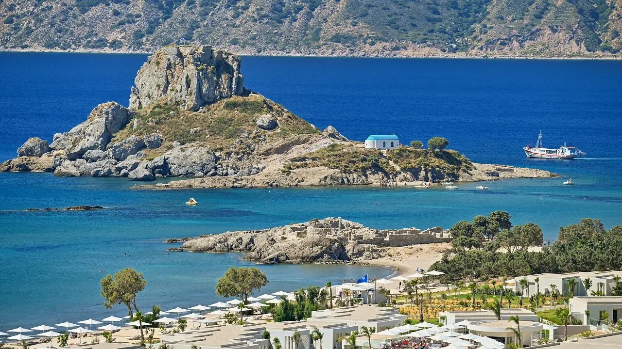 Melhores praias em kos ilha grega