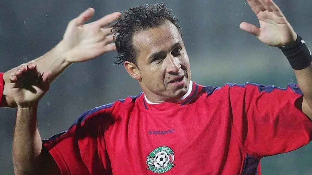 Luciano de Sousa jogador brasileiro com mais jogos na Grécia