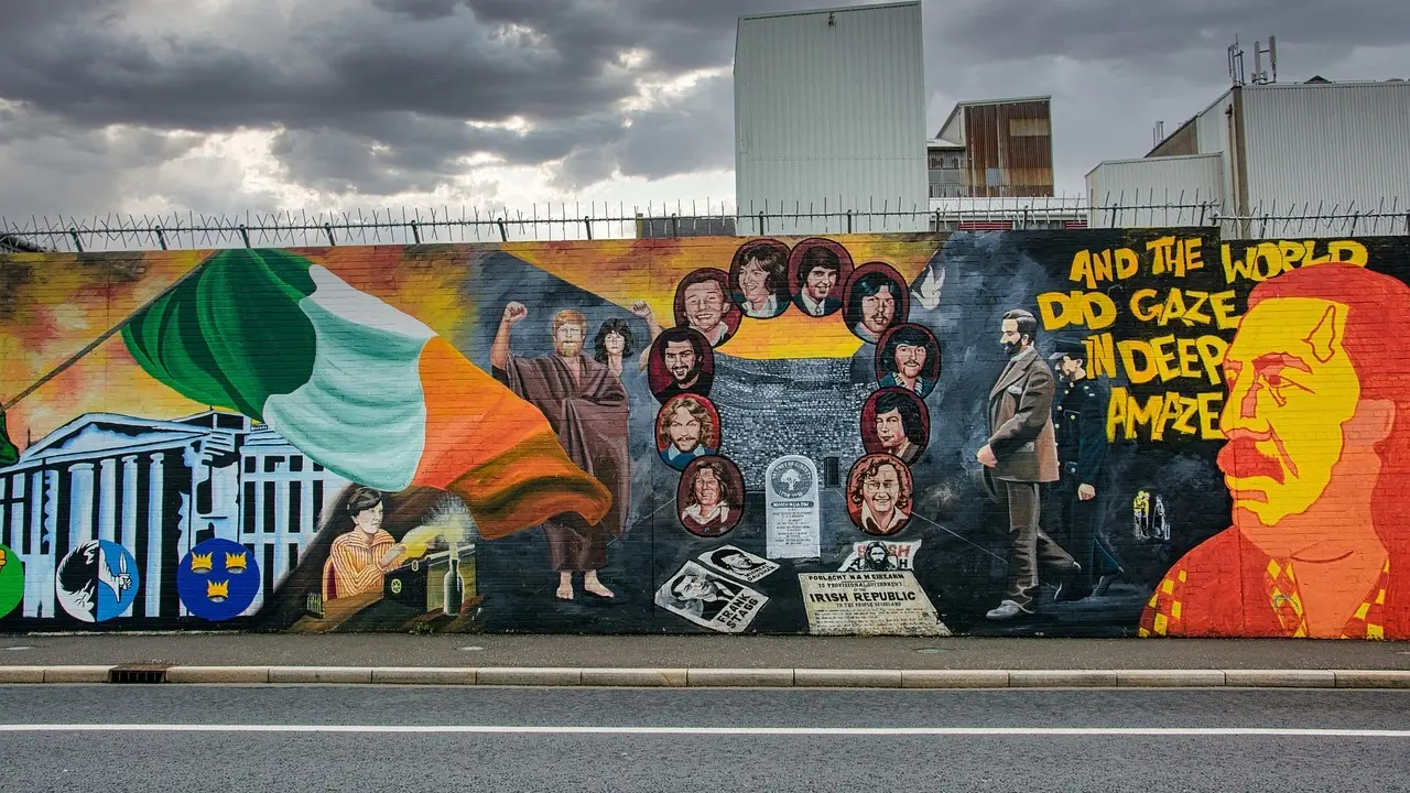 Muros de Paz em Belfast, Irlanda do Norte