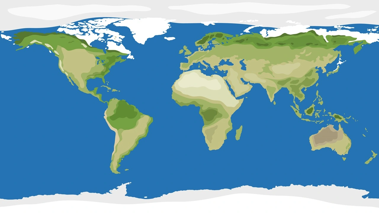 Novo oceano em formação.