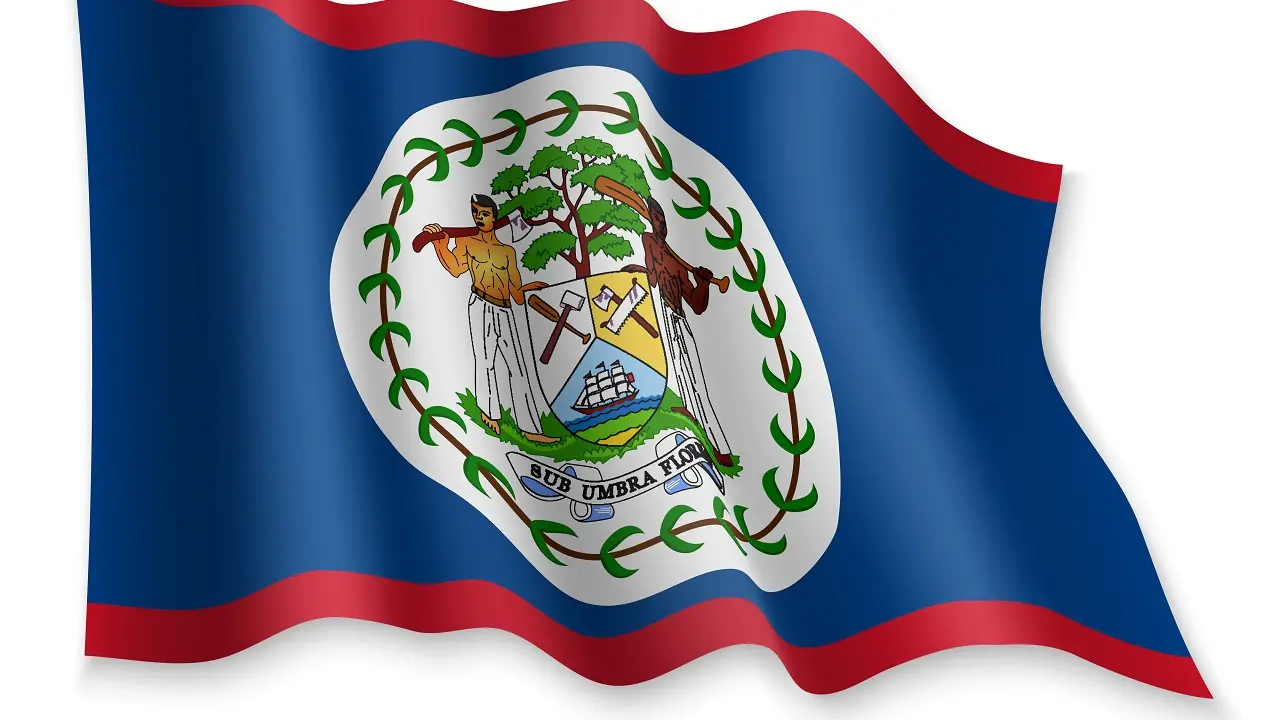 Bandeira de Belize.