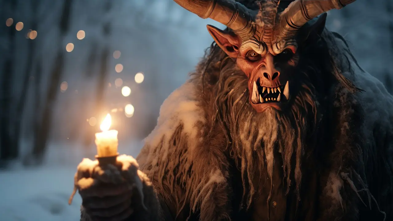 Krampus, Natal na Europa.