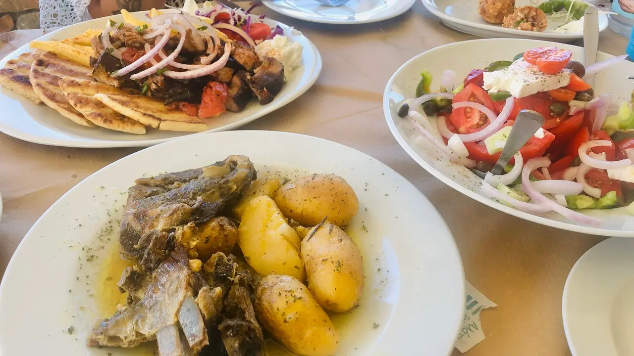 Culinária em Amorgos.