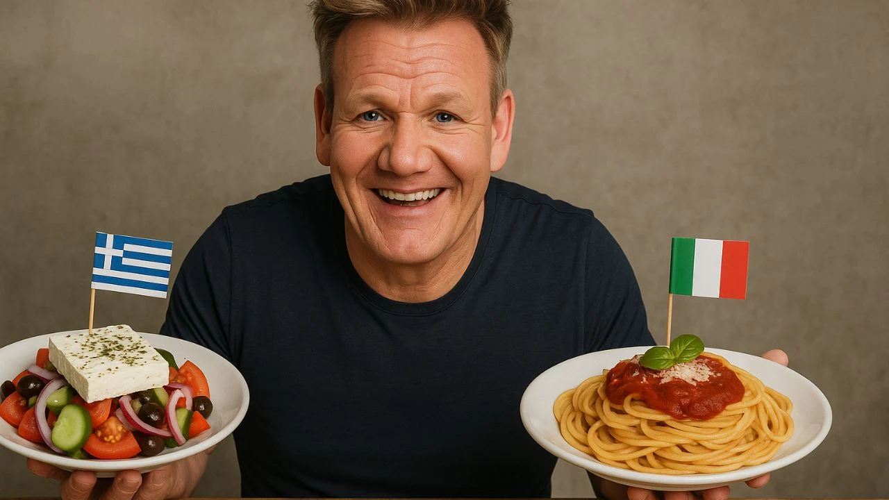 Qual é a melhor, a comida grega, ou a italiana?