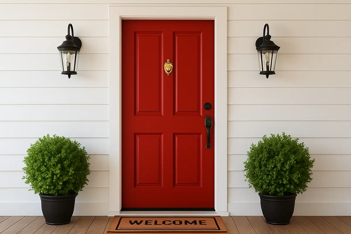 Qual é a cor da porta da sua casa que atrai prosperidade no Feng Shui?