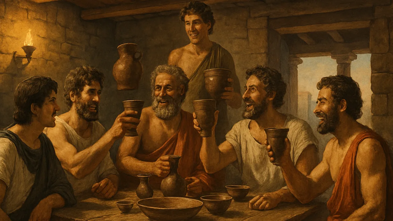 Como eram e o que realmente rolava nas Tavernas da Grécia Antiga?