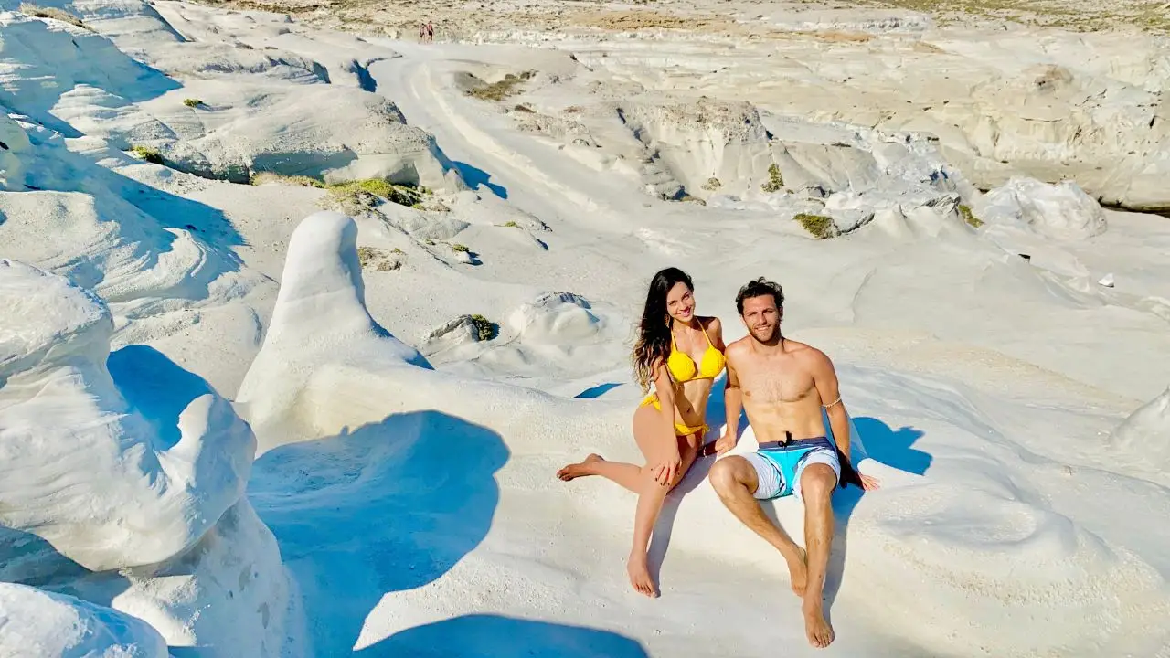 Beleza vulcânica da ilha grega de Milos.
