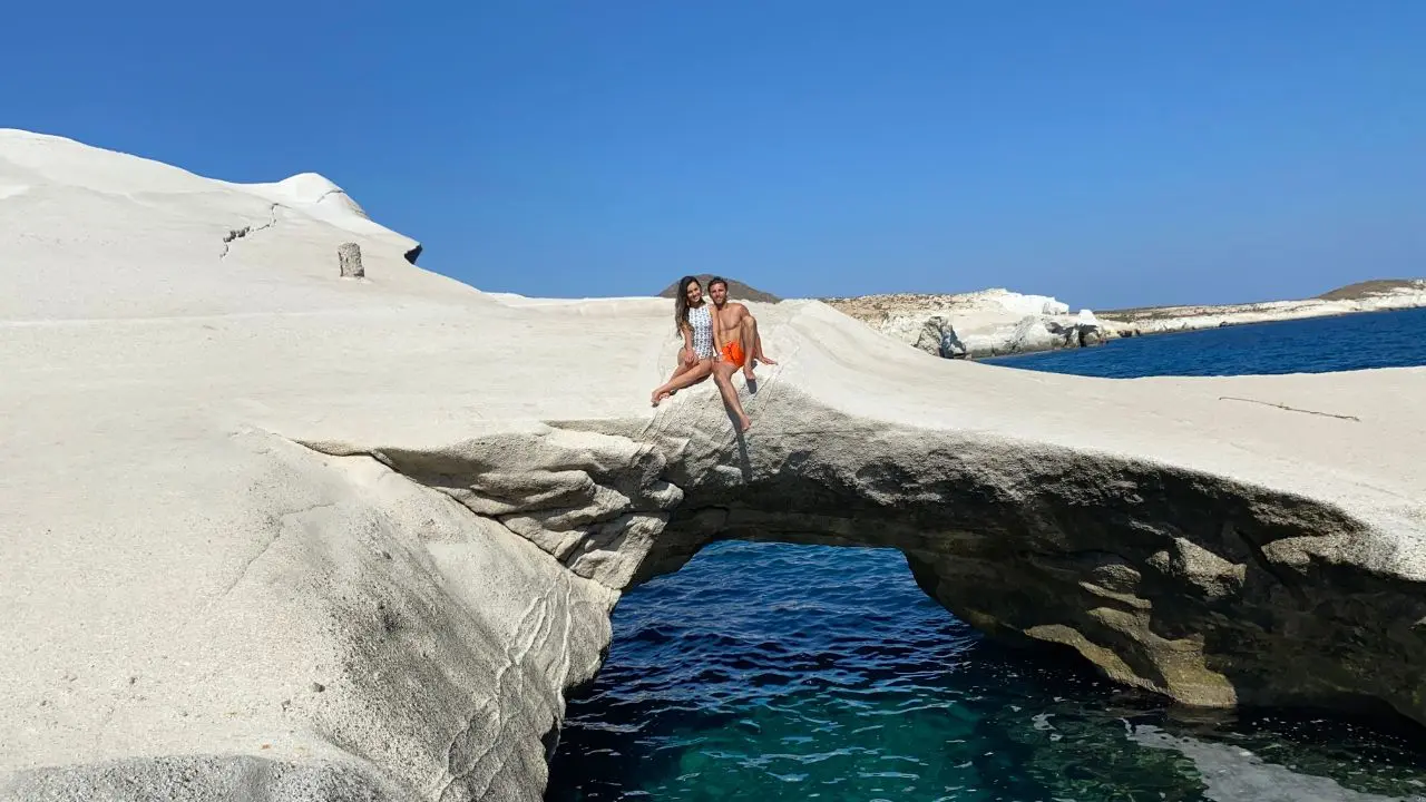 Sarakiniko em Milos.