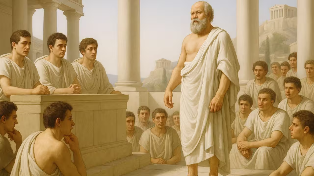 Por que Sócrates foi considerado perigoso para Atenas?