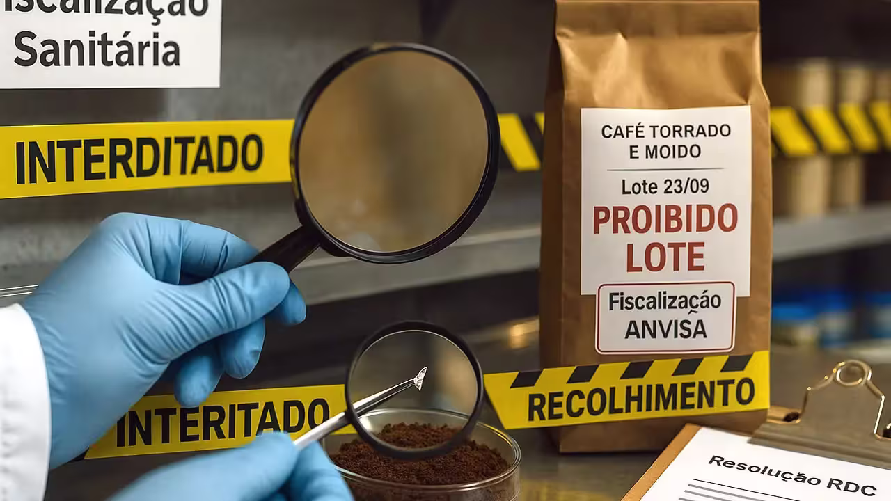 Café com fragmentos de vidro é proibido pela Anvisa e levanta alerta