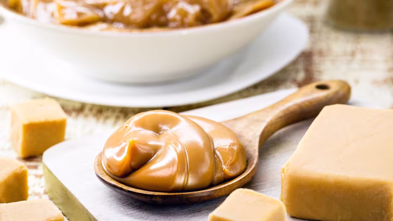 Doce de leite caseiro.