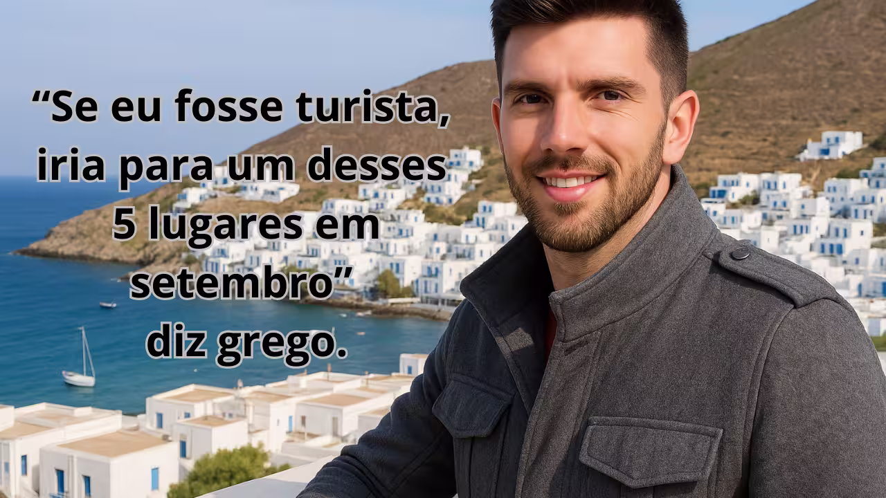 Saiba quais ilhas gregas visitar em setembro. Imagem: brazilgreece.