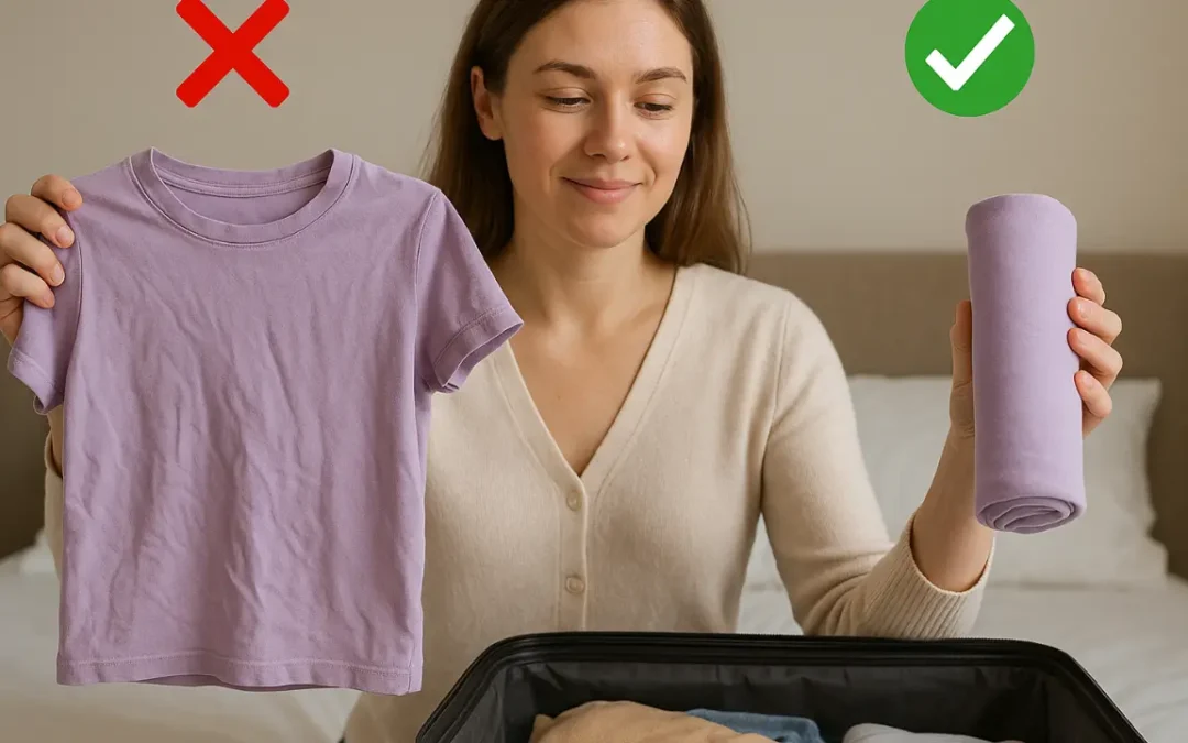 Truque para não amassar as roupas na mala: dicas que funcionam de verdade